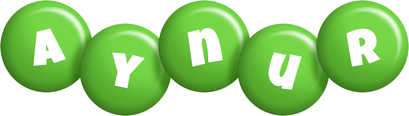 Aynur candy-green logo