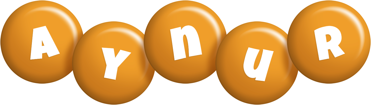 Aynur candy-orange logo