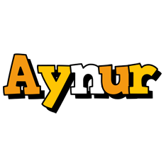 Aynur cartoon logo