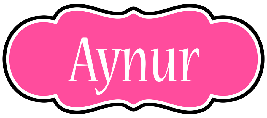 Aynur invitation logo