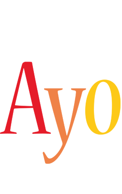 Ayo birthday logo