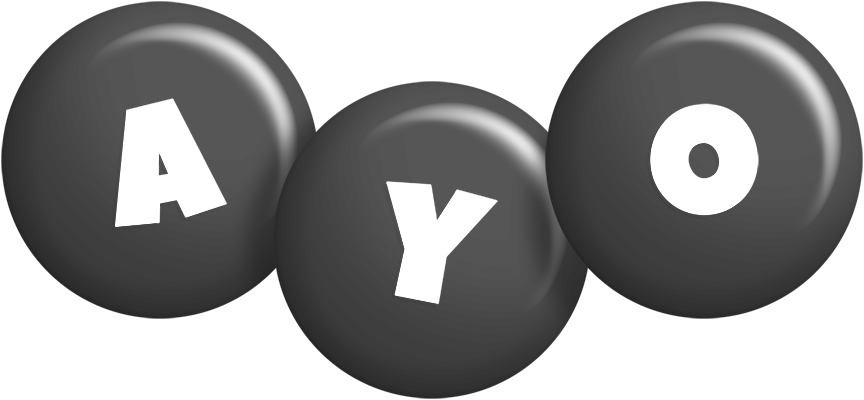 Ayo candy-black logo