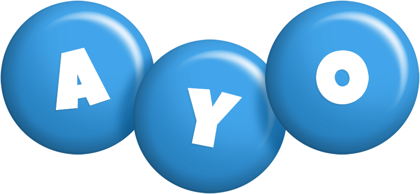 Ayo candy-blue logo