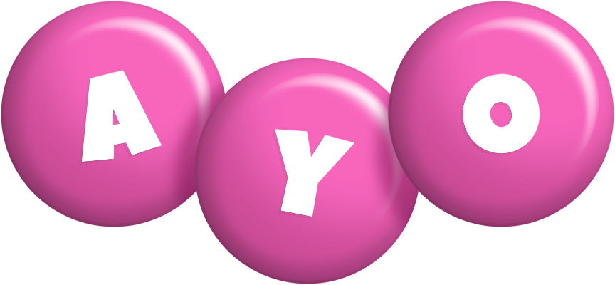 Ayo candy-pink logo