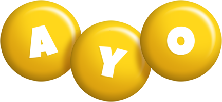 Ayo candy-yellow logo