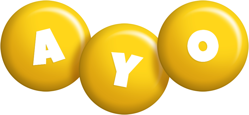Ayo candy-yellow logo