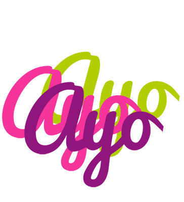 Ayo flowers logo