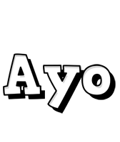 Ayo snowing logo