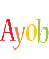 Ayob birthday logo