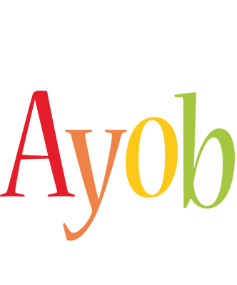 Ayob birthday logo