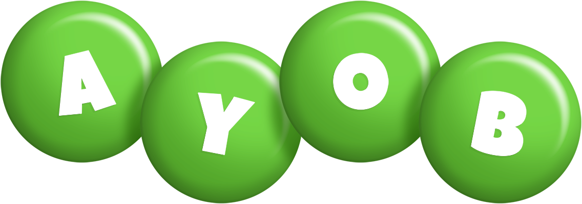 Ayob candy-green logo