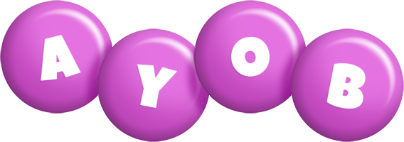 Ayob candy-purple logo