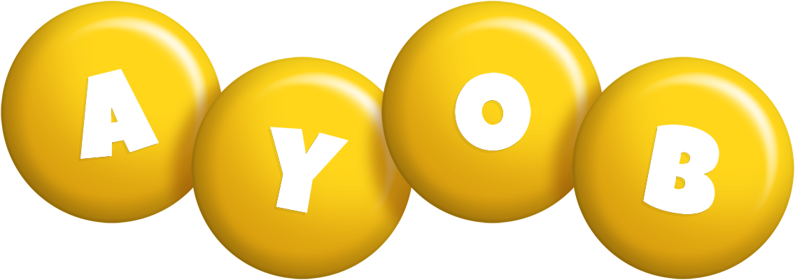 Ayob candy-yellow logo