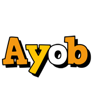 Ayob cartoon logo