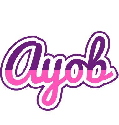 Ayob cheerful logo