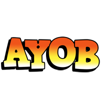 Ayob sunset logo