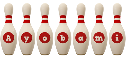 Ayobami bowling-pin logo