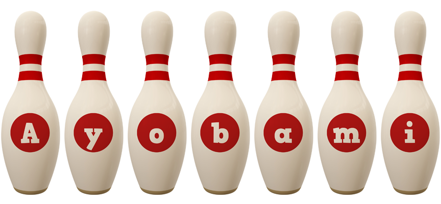 Ayobami bowling-pin logo