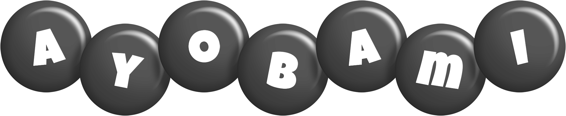 Ayobami candy-black logo