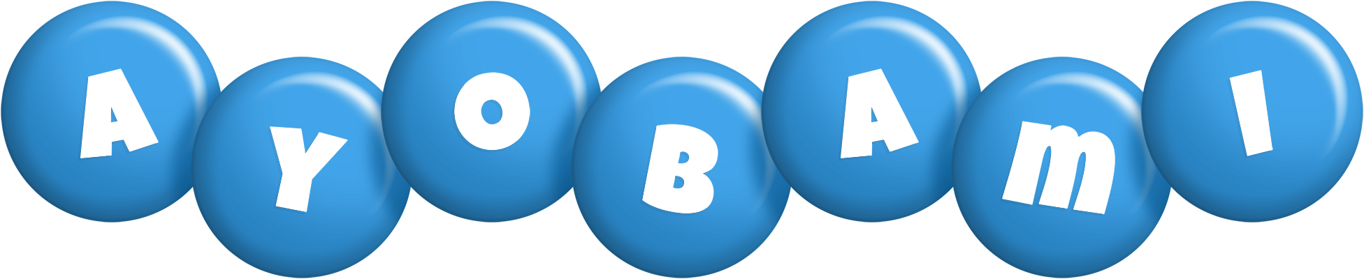 Ayobami candy-blue logo