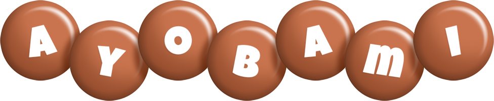 Ayobami candy-brown logo