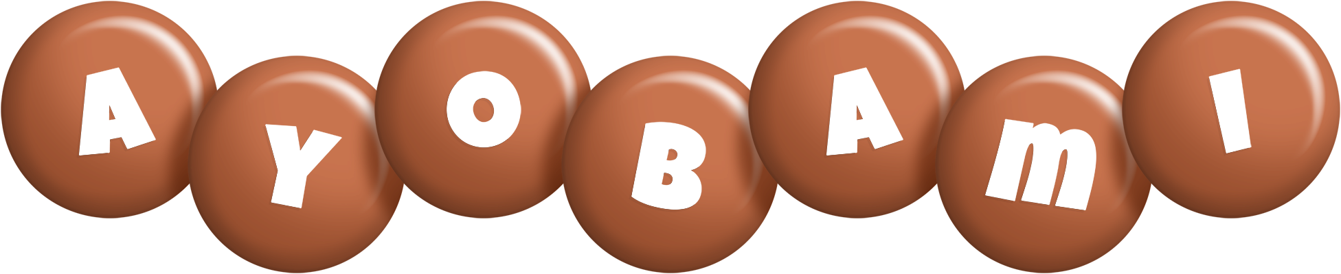 Ayobami candy-brown logo