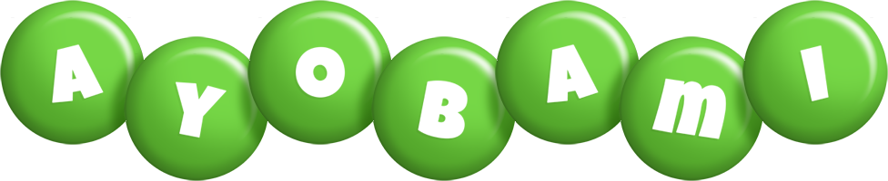 Ayobami candy-green logo