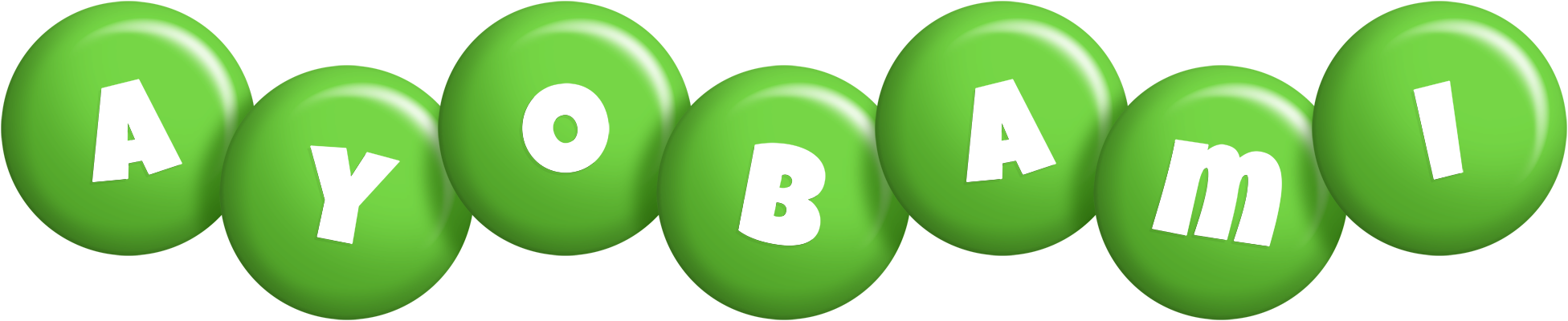 Ayobami candy-green logo
