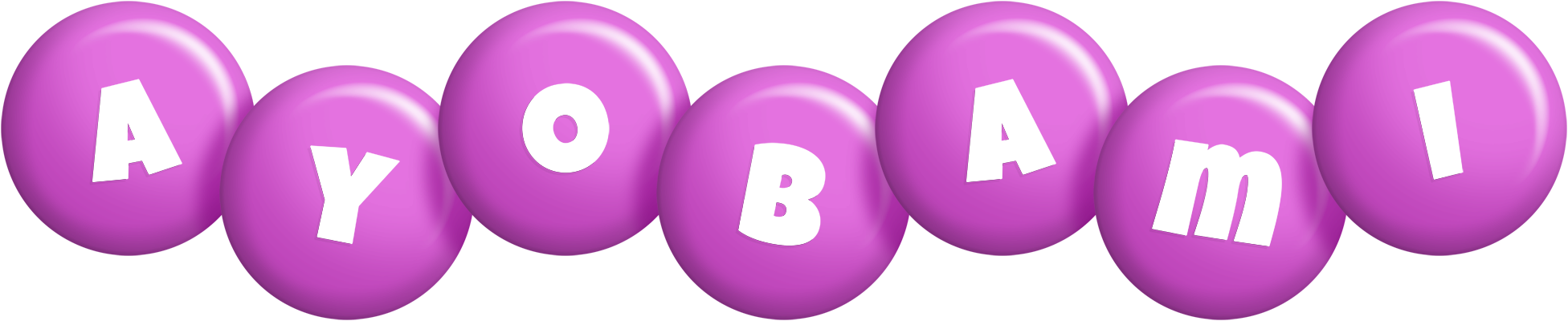 Ayobami candy-purple logo