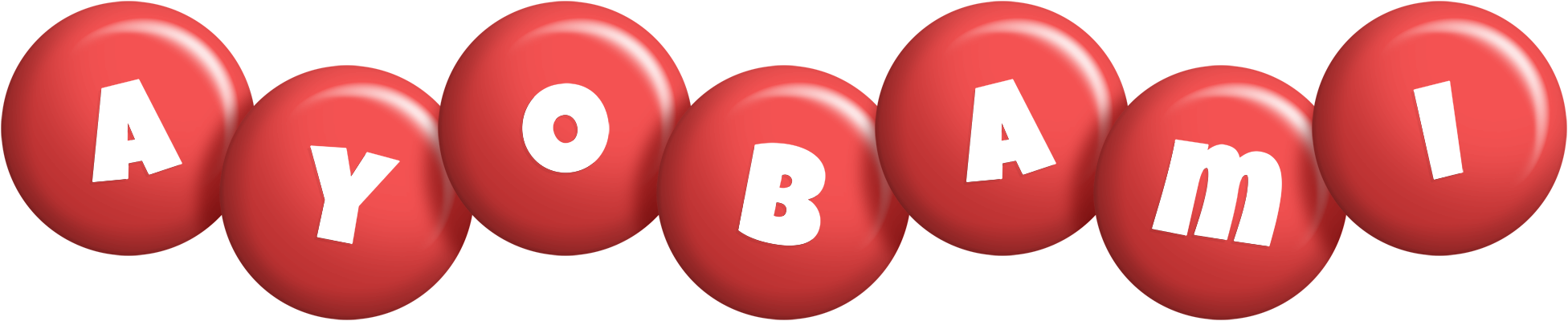 Ayobami candy-red logo