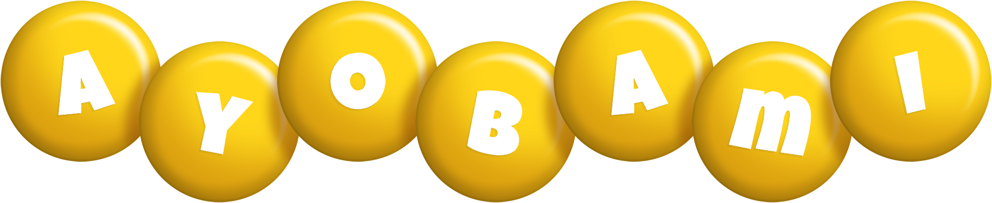 Ayobami candy-yellow logo