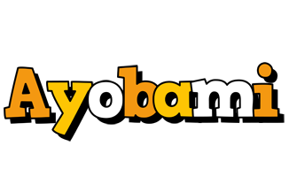 Ayobami cartoon logo