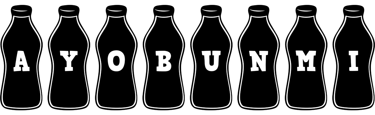 Ayobunmi bottle logo