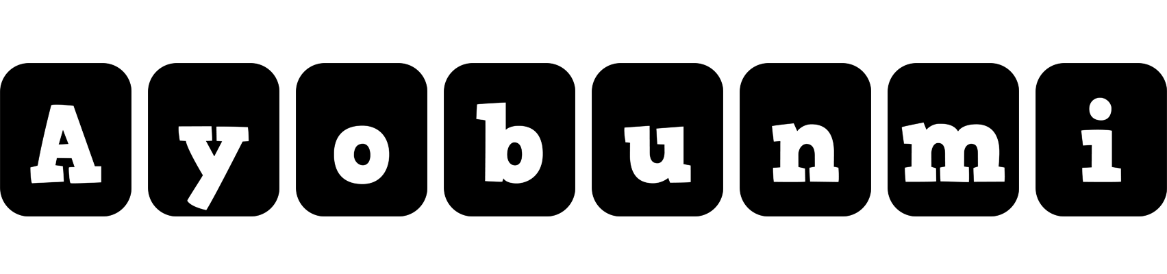 Ayobunmi box logo