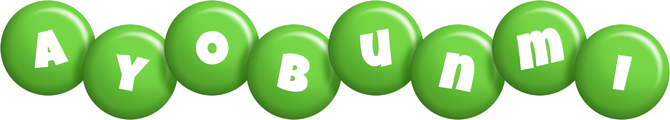Ayobunmi candy-green logo
