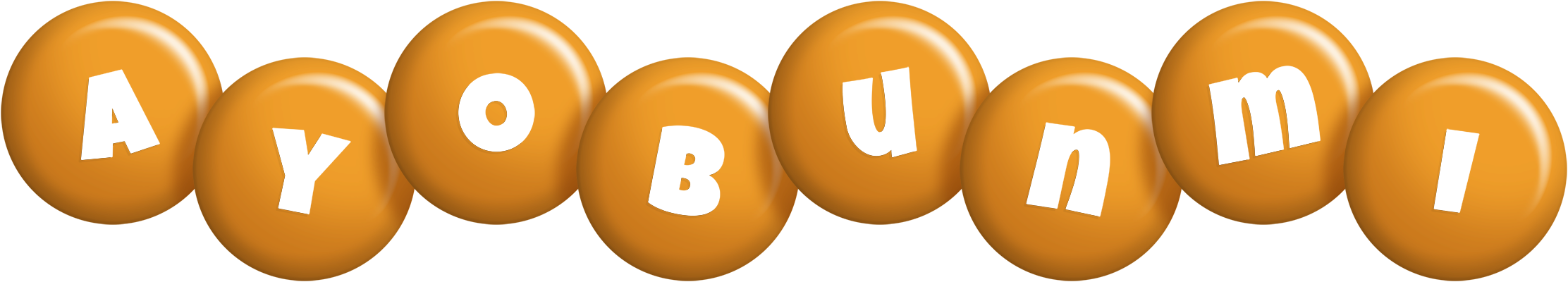 Ayobunmi candy-orange logo
