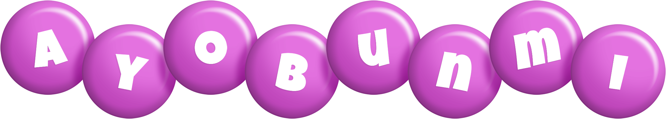 Ayobunmi candy-purple logo