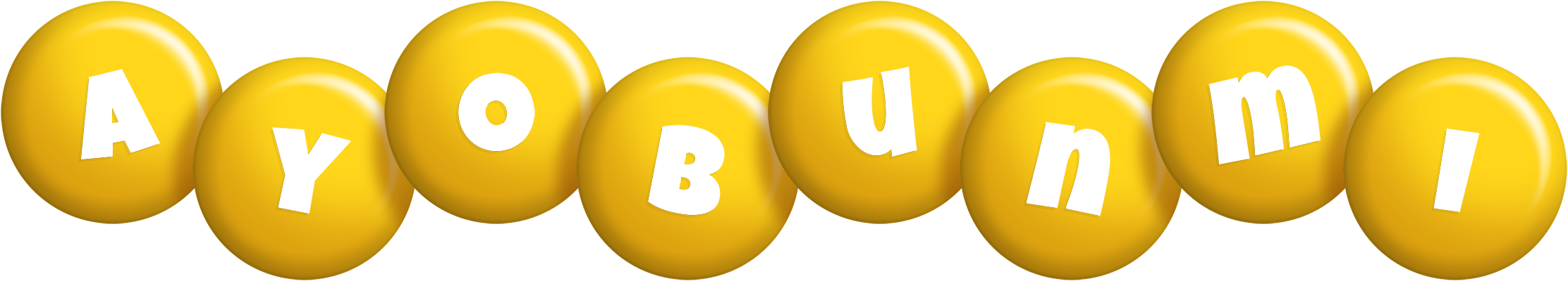 Ayobunmi candy-yellow logo
