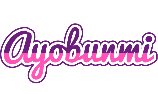Ayobunmi cheerful logo
