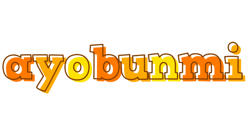 Ayobunmi desert logo