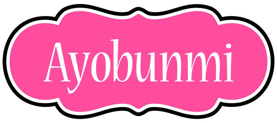 Ayobunmi invitation logo