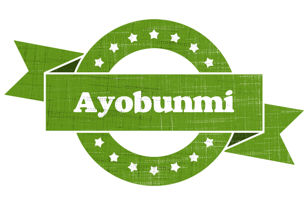 Ayobunmi natural logo
