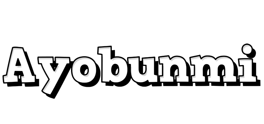 Ayobunmi snowing logo