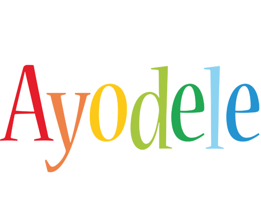 Ayodele birthday logo