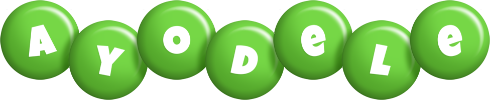 Ayodele candy-green logo