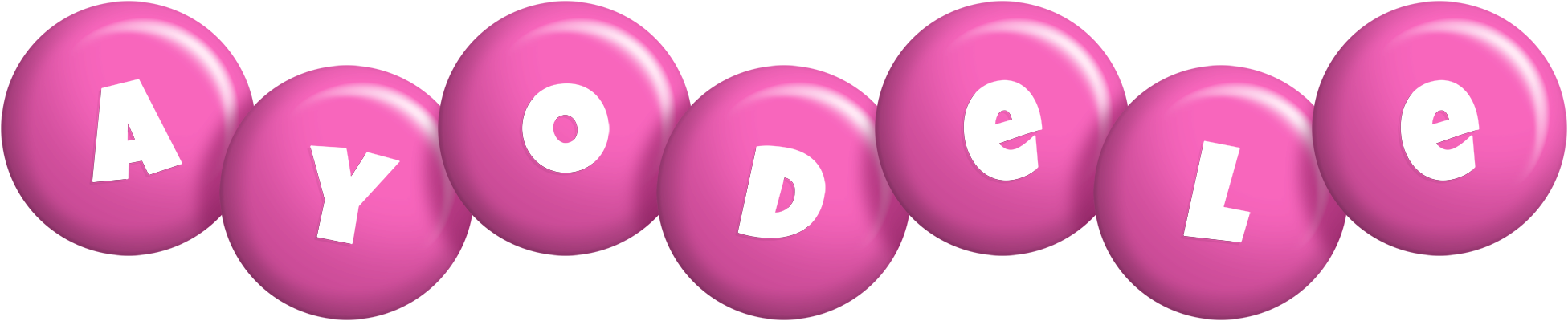 Ayodele candy-pink logo