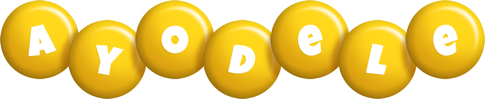 Ayodele candy-yellow logo