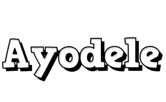 Ayodele snowing logo