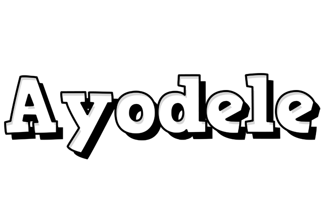 Ayodele snowing logo