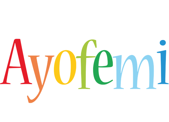 Ayofemi birthday logo